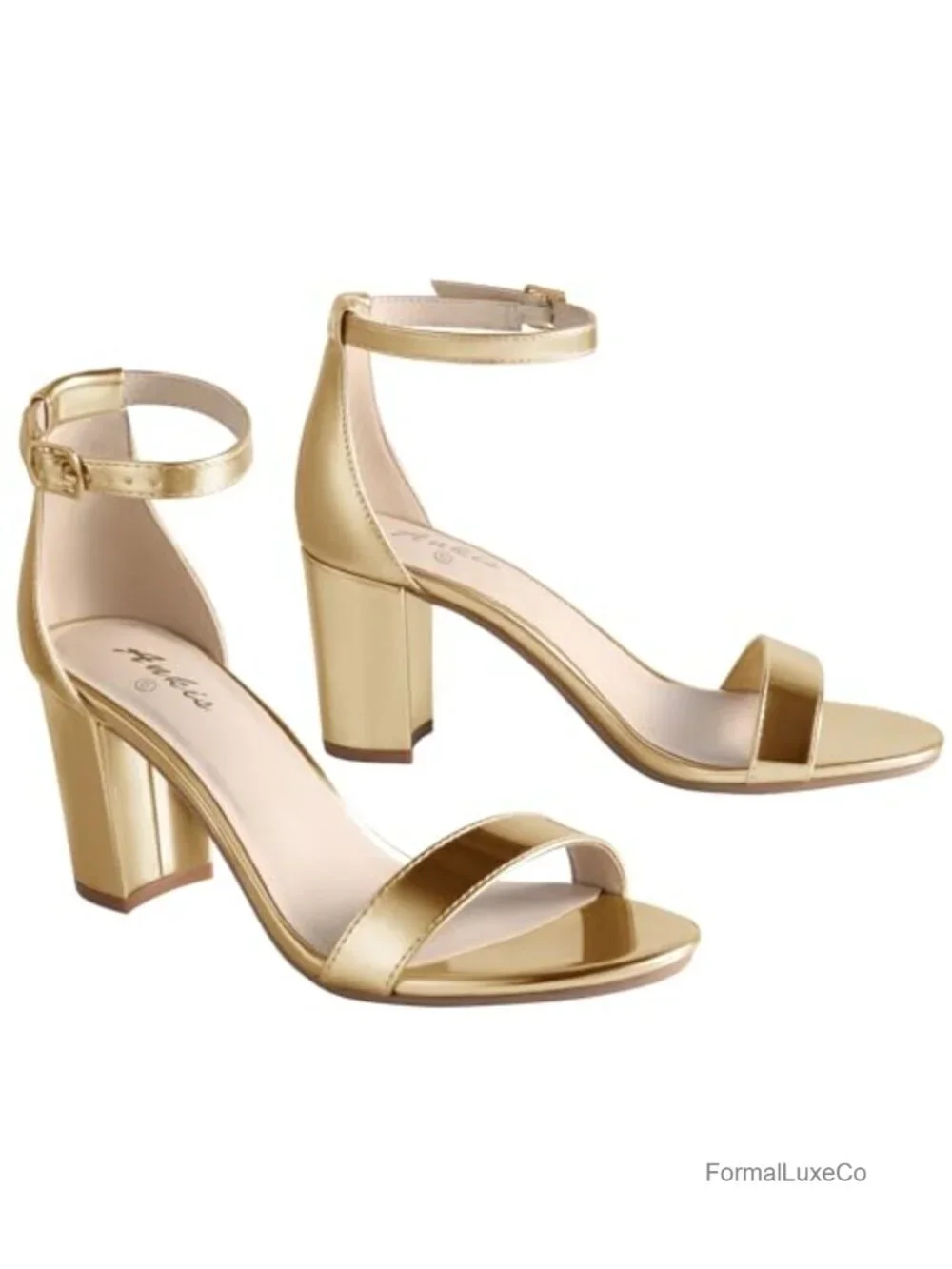 Chunky Heel Sandals with Ankle Strap 2.75 Inch Platform